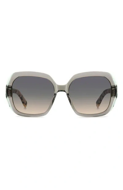Kate Spade New York Norina 57mm Gradient Square Sunglasses In Multi