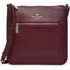 Kate Spade New York North/south Crossbody Bag In Burgundy