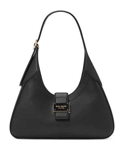 Kate Spade New York Nouveau Pebbled Small Shoulder Bag In Black