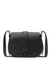 Kate Spade Nouveau Textured Mini Saddle Bag In Black
