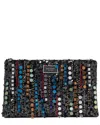 Kate Spade New York Nova Crystal Embellished Suede Clutch In Multi