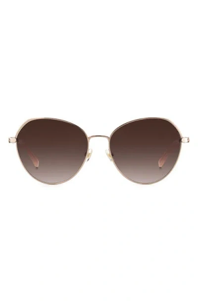Kate Spade New York Octavia 59mm Gradient Round Sunglasses