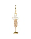 Kate Spade New York One In A Million Champagne Glass Charm In Gold