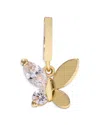 Kate Spade New York One In A Million Cubic Zirconia Social Butterfly Charm In Gold