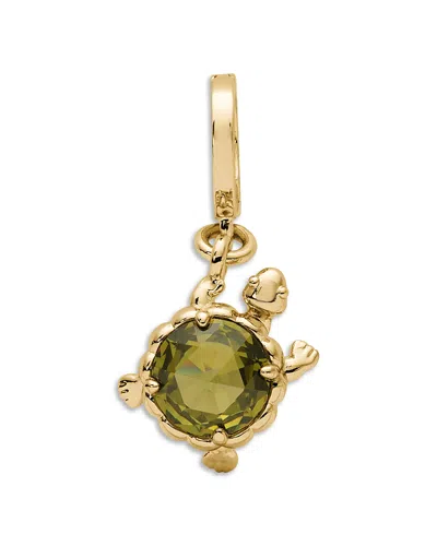 Kate Spade New York One In A Million Cubic Zirconia Turtle Charm In Gold