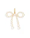 Kate Spade New York One In A Million Imitation Pearl Bow Charm In White