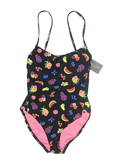 Pre-owned Kate Spade New York One Piece Swimsuit In Black