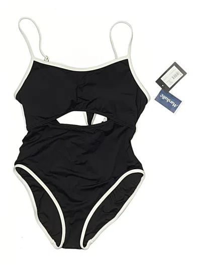 Kate Spade New York One Piece Swimsuit In Black