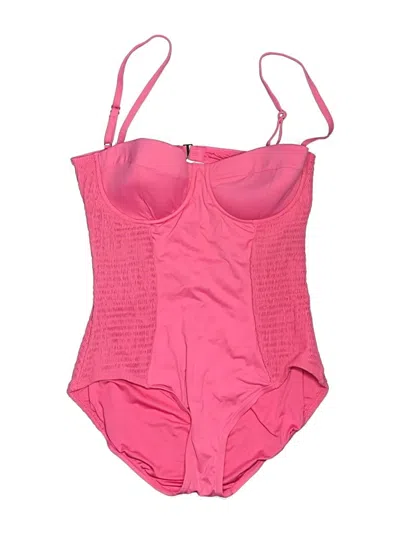 Pre-owned Kate Spade New York One Piece Swimsuit In Pink