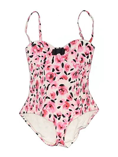 Pre-owned Kate Spade New York One Piece Swimsuit In Pink