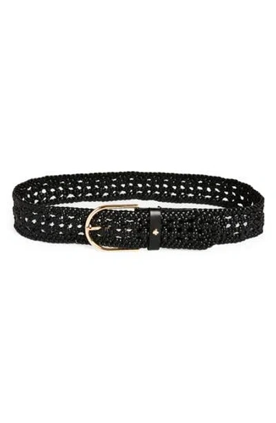 Kate Spade New York Open Weave Leather Belt