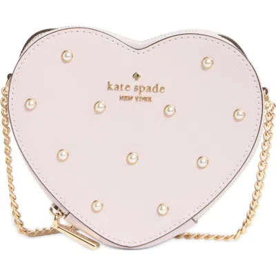 Kate Spade New York Other Love Faux Pearl Stud Leather Heart Crossbody Bag