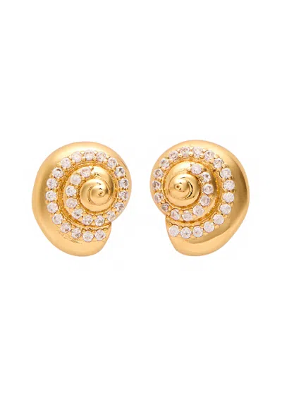 Kate Spade New York Out Of Office Shell Stud Earrings In Gold