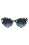Kate Spade New York Paisleigh 55mm Gradient Cat Eye Sunglasses
