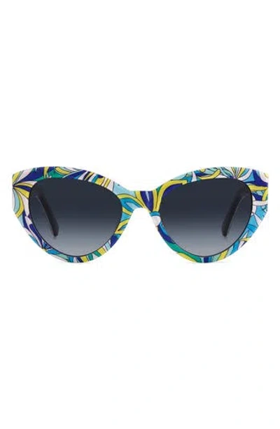 Kate Spade New York Paisleigh 55mm Gradient Cat Eye Sunglasses
