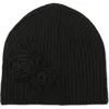 Kate Spade New York Park Roses Beanie In Black