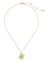 Kate Spade New York Passport Pendant Necklace In Gold