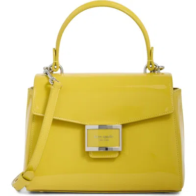 Kate Spade New York Patent Leather Satchel In Green