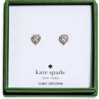 Kate Spade New York Pav9 Heart Stud Earrings In Gold