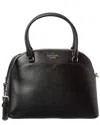 Kate Spade New York Payton Saffiano Leather Medium Dome Satchel In Black