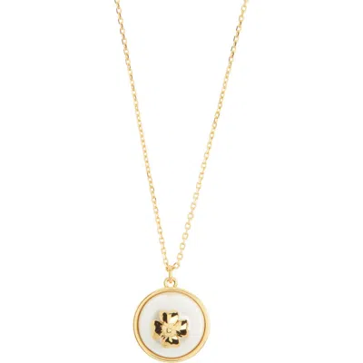 Kate Spade New York Pearls On Pearls Pendant Necklace In Gold