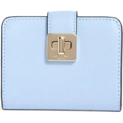 Kate Spade New York Phoebe Refined Leather Card Case In Blue