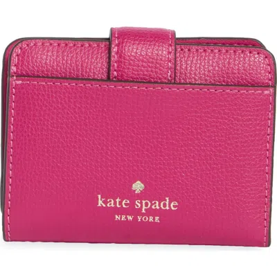 Kate Spade New York Phoebe Refined Leather Card Case In Pink