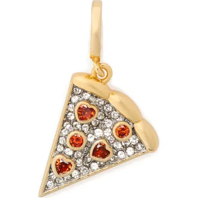 Kate Spade New York Pizza Charm In Gold