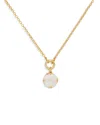 Kate Spade New York Pop Of Joy Cubic Zirconia Pendant Necklace, 16-19 In White/gold
