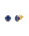 Kate Spade New York Pop Of Joy Cubic Zirconia Stud Earrings In Dark Navy