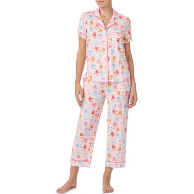 Kate Spade New York Print Crop Pajamas In Cocktails