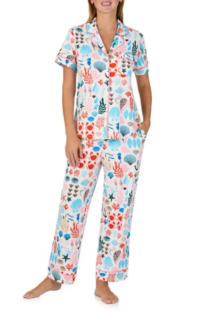Kate Spade New York Print Crop Pajamas In Multi