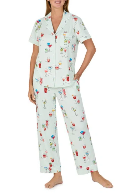 Kate Spade New York Print Crop Pajamas In Multi