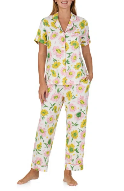 Kate Spade New York Print Crop Pajamas In Multi