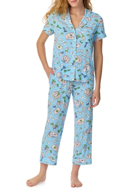 Kate Spade New York Print Crop Pajamas In Multi