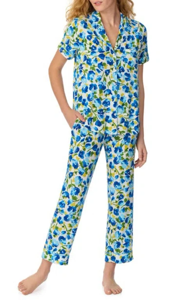 Kate Spade New York Print Crop Pajamas In Multi