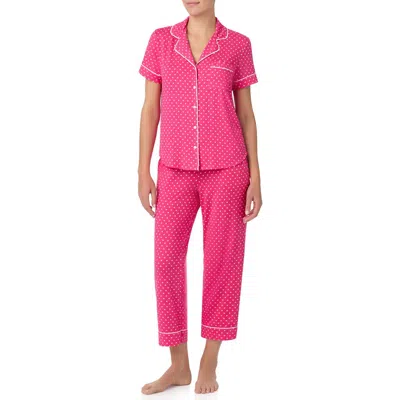 KATE SPADE KATE SPADE NEW YORK PRINT CROP PAJAMAS