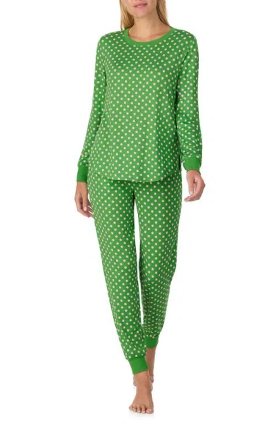 Kate Spade New York Print Pajamas In Green