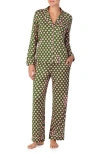 Kate Spade New York Print Pajamas In Green Dot