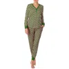 Kate Spade New York Print Pajamas In Green Print