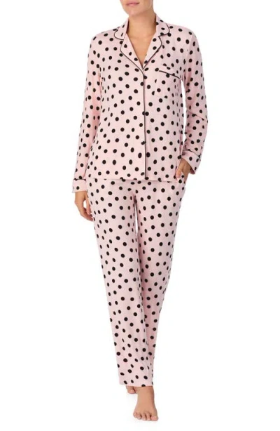 Kate Spade New York Print Pajamas In Pink Dot