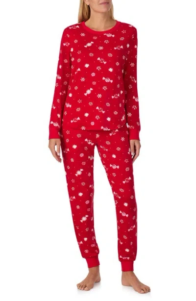 Kate Spade New York Print Pajamas In Red