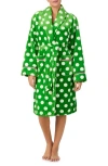 Kate Spade New York Print Robe In Green Dot