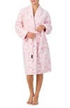 Kate Spade New York Print Robe In Pink/white