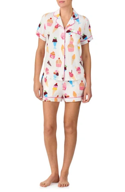 KATE SPADE KATE SPADE NEW YORK PRINT SHORT PAJAMAS