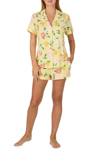 Kate Spade New York Print Short Pajamas In Yellow