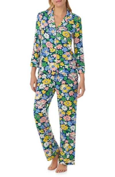 Kate Spade New York Print Stretch Modal Pajamas In Multi