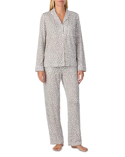 KATE SPADE KATE SPADE NEW YORK PRINTED LONG PAJAMA SET