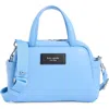 Kate Spade New York Puffed Leather Satchel Bag In Blue