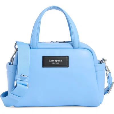 Kate Spade New York Puffed Leather Satchel Bag In Blue
